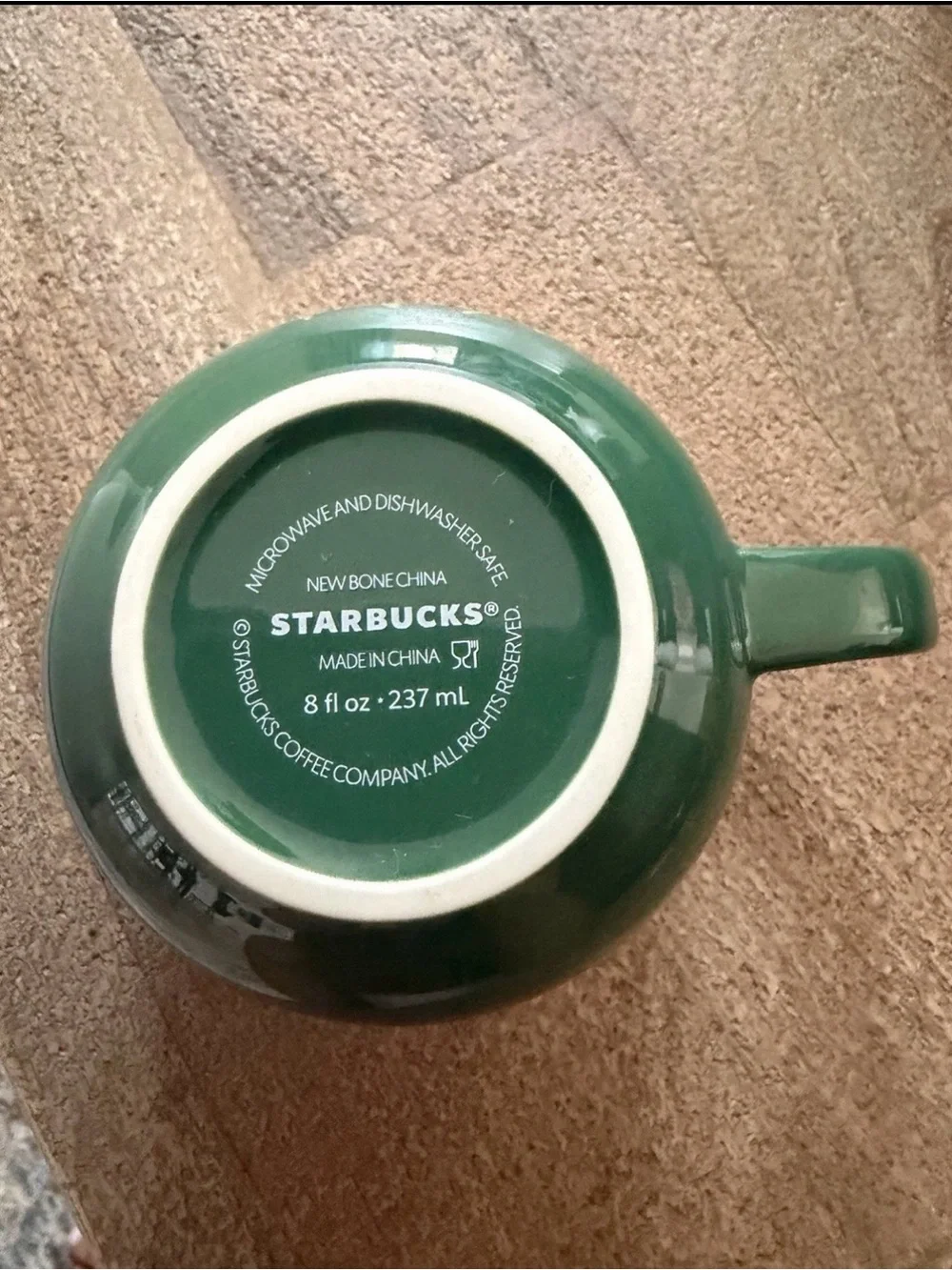 STARBUCKS Mug Japan Limited 2020 DARUMA Green Mug Cup 8oz Coffee Tea